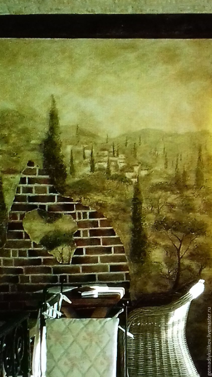 роспись стены ,фреска по штукатурке , Италия ТОСКАНИЯ в интернет ...