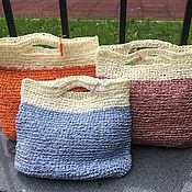 Сумки и аксессуары handmade. Livemaster - original item beach bag: Summer bag made of natural raffia Madagascar. Handmade.