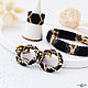 Congo earrings and a Snake-style ring made of Japanese beads. Jewelry Sets. Leyla_soul. Online shopping on My Livemaster.  Фото №2