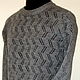 The fishnet sweater gray. Sweaters. LarisaKrikova. Online shopping on My Livemaster.  Фото №2