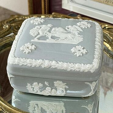 Винтаж ручной работы. Ярмарка Мастеров - ручная работа Винтаж: Шкатулка  Wedgwood.. Handmade.