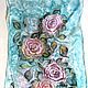 Batik scarf 'Roses', Scarves, Yaroslavl,  Фото №1