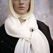 Одежда детская handmade. Livemaster - original item 100% premium cashmere scarf Loro Piana (Italy). Handmade.