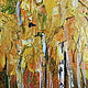 Birch trees, autumn landscape, autumn forest painting. Pictures. myfoxyart (MyFoxyArt). My Livemaster. Фото №4