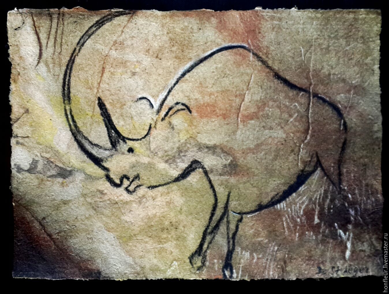 Наскальная живопись пещера Руффиньяк