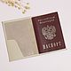 Passport cover 'Ladya lux' Milk. Cover. murzikcool. Online shopping on My Livemaster.  Фото №2