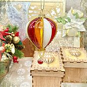 Сувениры и подарки handmade. Livemaster - original item Christmas decorations: Red Balloon. Handmade.