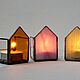 HOUSES. Candle houses. Christmas candle glass. Candlesticks. Glass Flowers. My Livemaster. Фото №4