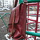 Leather bag - cross-body red-brown. Classic Bag. sumkiotmariyi (sumkiotmariya). Online shopping on My Livemaster.  Фото №2