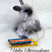 Куклы и игрушки handmade. Livemaster - original item Bunny Ivashka with sleds. Handmade.