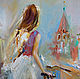 Moscow.A - painting on canvas. Pictures. Annet Loginova. My Livemaster. Фото №4