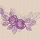 Machine embroidery design `Elegant roses` bt154.
The size of the hoop: 300 x 180 mm, the same design is divided for small hoop 200 x 140 mm, 180 x 130 mm.
Formats: exp dst pes hus vip vp3 xxx jef