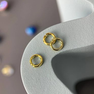 Аксессуары ручной работы. Ярмарка Мастеров - ручная работа ( 5mm)  Кольца разъёмные  яркое золото (20ШТ). Handmade.