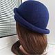 Felted hat The Blue Bell. Hats1. Oksana Moleva. Online shopping on My Livemaster.  Фото №2