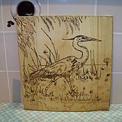 Посуда handmade. Livemaster - original item Board for filing, a cutting Board 