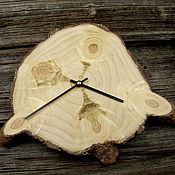 Для дома и интерьера handmade. Livemaster - original item Wall clock made of pine. Handmade.