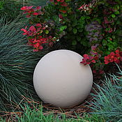 Для дома и интерьера handmade. Livemaster - original item Concrete ball 20cm pommel on a pole concrete hemisphere. Handmade.