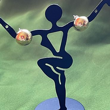 Винтаж ручной работы. Ярмарка Мастеров - ручная работа Винтаж: Серьги. ShEAprC5. Handmade.