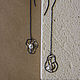 Earrings 'Japan' silver, pearl, blackening. Earrings. stepan-klimov. My Livemaster. Фото №5
