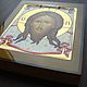 Order Icon of the Saviour not made with hands (handwritten). Marusia. Livemaster. . Icons Фото №3