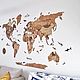 Карта мира из дерева. Карты мира. CreedMaps. Ярмарка Мастеров.  Фото №4