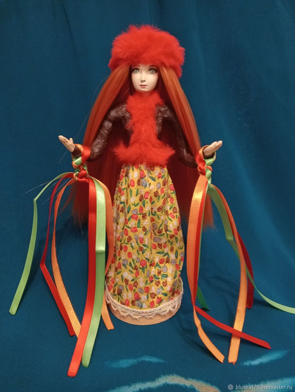 Интерьерная кукла: авторская кукла "Красавица Масленица" в интернет ...