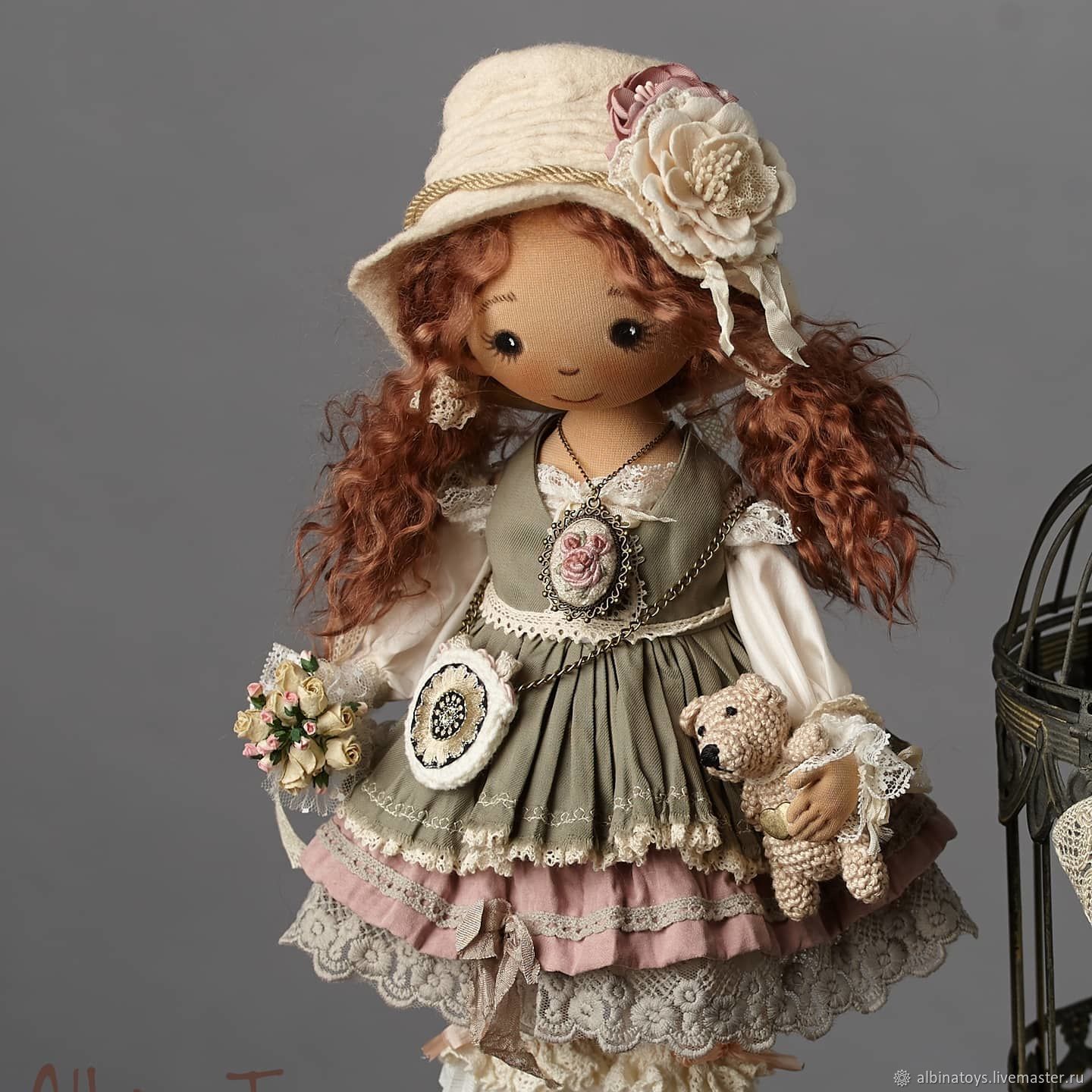 Textile doll doll Tilda doll gift interior doll boho style rag doll gift girl handmade handmade doll collectible doll