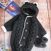Одежда детская handmade. Livemaster - original item Knitted Romper for kids 