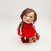 Кукла текстильная Кукла интерьерная Кукла вампирчик