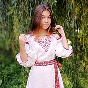 Русский стиль handmade. Livemaster - original item Slavic shirt 
