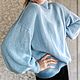 Свитер оверсайз ручной работы из нежной бэби альпака. Свитеры. Knitochka.Style. Ярмарка Мастеров.  Фото №4