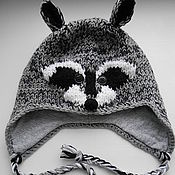 Комплект шляпка и мини-шаль платок "Красавица - зима" бирюзовый