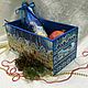 Order Storage box Christmas. Klukva ( decoupage). Livemaster. . Storage Box Фото №3