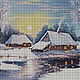 Order Set of embroidery beads ' WINTER in the VILLAGE'. Beaded embroidery from Laura. Livemaster. . Embroidery kits Фото №3