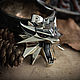 Order The Spook's big medallion. Pendant wolf. The Witcher silver silver. Mastenarium (mastenarium). Livemaster. . Pendant Фото №3