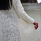 White wool cardigan by YAGA. Cardigans. Yaga handmade clothing & textiles. My Livemaster. Фото №5