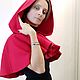 A beautiful cape with a hood for Little Red Riding Hood, Boleros, Ekaterinburg,  Фото №1