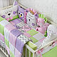 Protectores para cunas. Sides for crib. Miss Judy cotton (JuliaLepa). Ярмарка Мастеров.  Фото №4