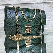 Сумки и аксессуары handmade. Livemaster - original item Python VIR leather bag. Handmade.