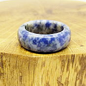 Украшения handmade. Livemaster - original item 18 R. Wide Lapis Lazuli Ring (lsh18). Handmade.