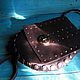 leather bag (wheel steampunk). Crossbody bag. VOLGA-VOLGA. My Livemaster. Фото №4