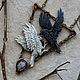  ' Lucta ' birds, art Nouveau, sculpture, Necklace, Vladimir,  Фото №1