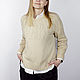 Order Sweater with a round yoke made of 100% cashmere. Knitwear shop Fairy Tale by Irina. Livemaster. . Sweaters Фото №3