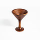 Siberian cedar Martini glass (walnut color) G12. Wine Glasses. ART OF SIBERIA. Online shopping on My Livemaster.  Фото №2