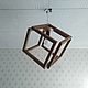  Lamp CUBE made of solid oak, Ceiling and pendant lights, Volgograd,  Фото №1