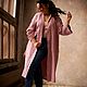 Linen coat ' Dusty rose'. Coats. Alexandra Maiskaya. My Livemaster. Фото №5