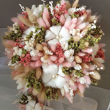 Свадебный букет невесты из искусственных цветов. Свадебные цветы