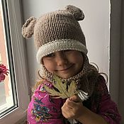 Комплект: детская шапочка и шарф