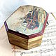 Шкатулка из дерева "Волшебная скрипка". Шкатулки. larildecor. Интернет-магазин Ярмарка Мастеров.  Фото №2