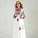 Order dresses: White Maxi dress Ladoga. Дизайнерские платья Valensia Atelier. Livemaster. . Dresses Фото №3